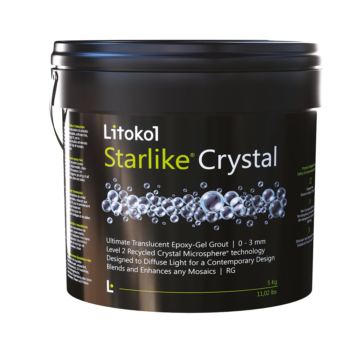 Litokol Starlike® Crystal 2K – transparentes Epoxid-Fugenmörtel-Gel für Glas-, Designmosaike und durchscheinende Fugen. Jetzt im Tiamont Shop online bestellen und kostenfreie Beratung sichern.