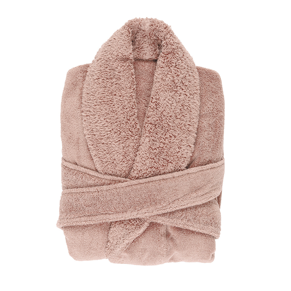 Premium Bademantel für Damen aus ägyptischer Giza Baumwolle mit 500 g/m² in Roseblüte. Jetzt erhältlich in der Tiamont Online Boutique für edle Badmöbel.