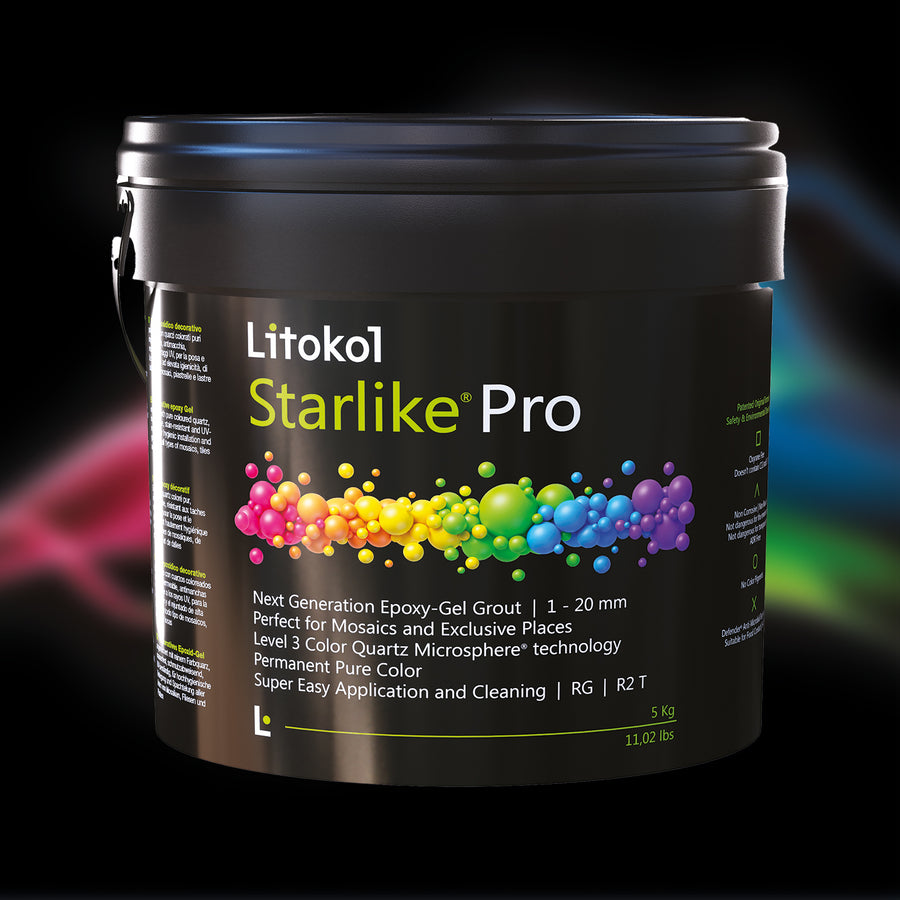 Litokol Starlike Pro Design-Epoxidharz-Fugenmörtel in 20 Farben