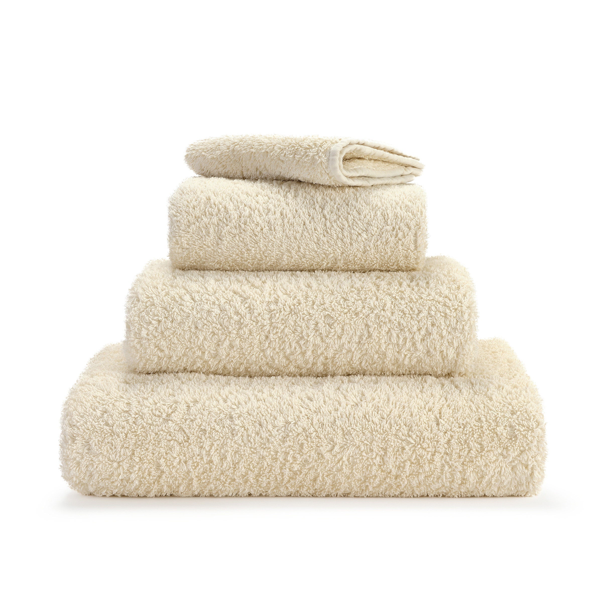 Abyss Super Pile Ecru 101 – 4er-Set aus ägyptischer Giza 70 Baumwolle
