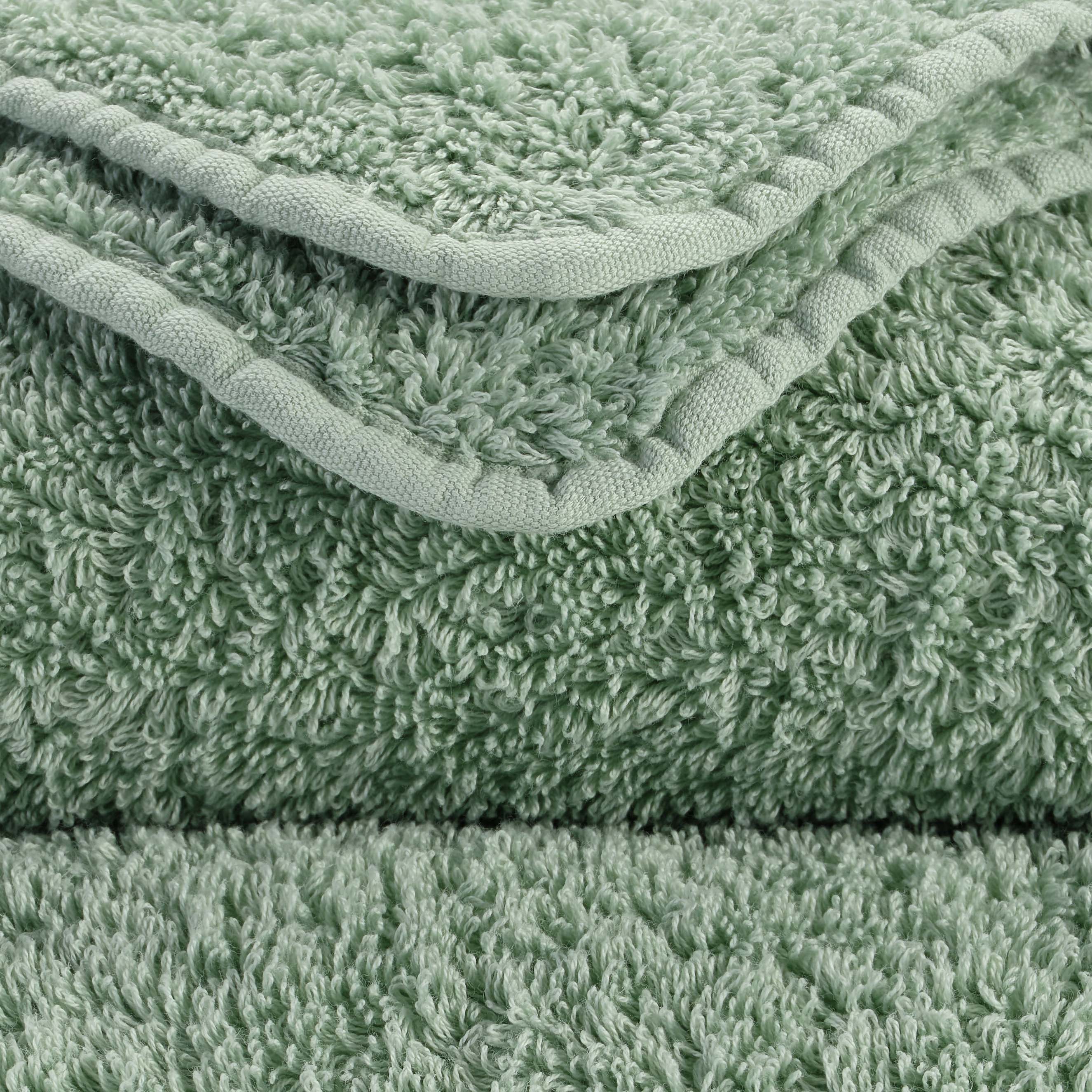 Detalj Super Pile frotirnih petlji u boji Aqua 210, egipatski pamuk, 700 g/m²