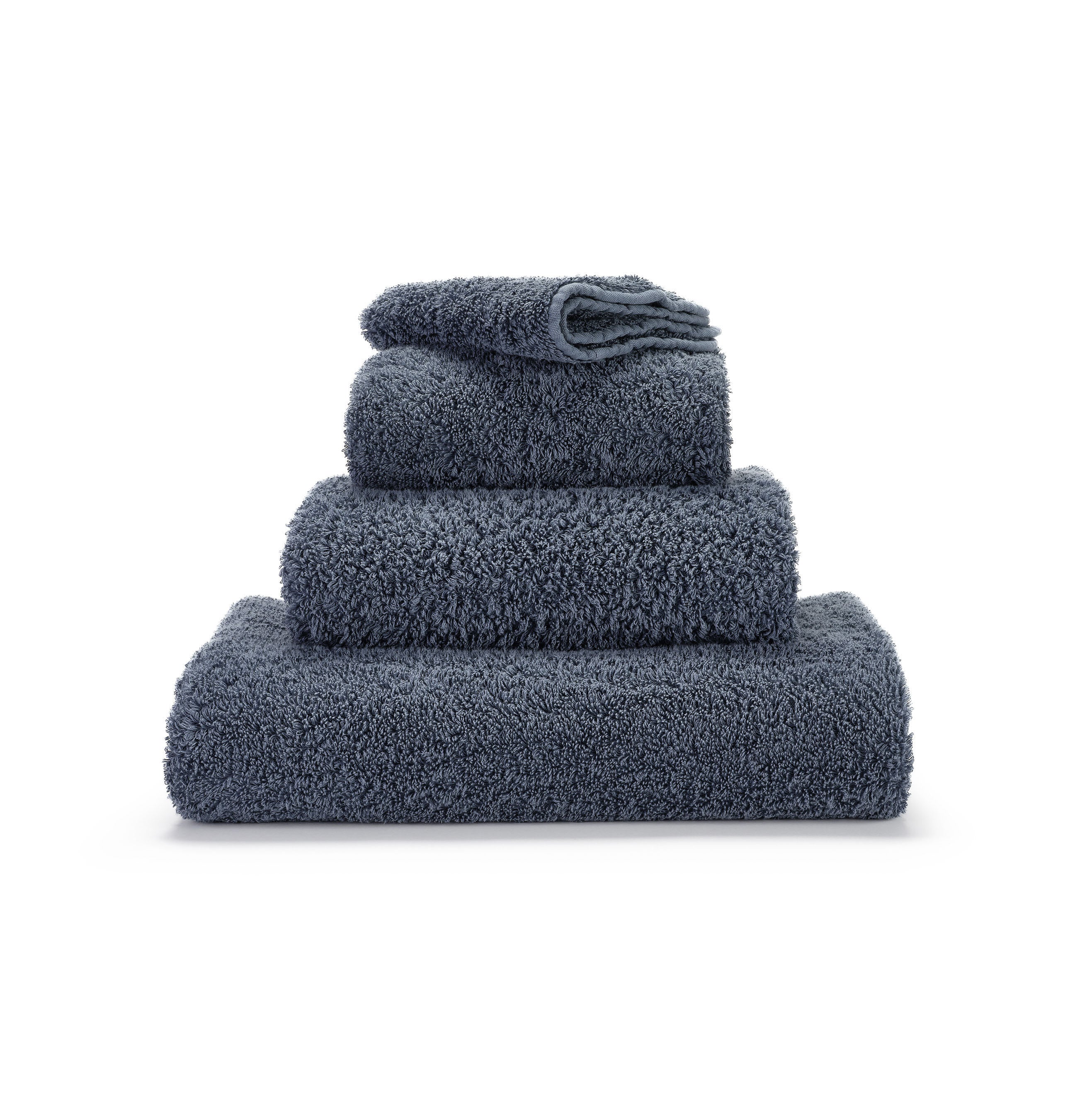 Abyss Super Pile Denim 307 – 4er-Set aus ägyptischer Giza 70 Baumwolle