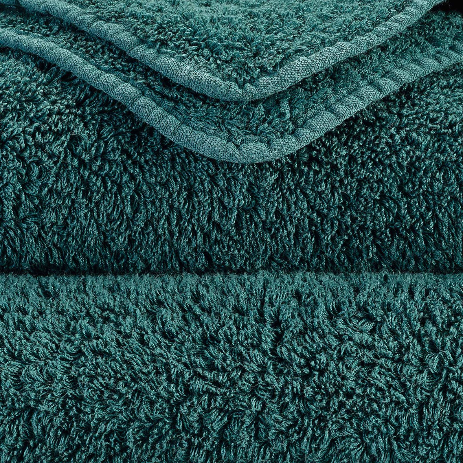 Detail der Super Pile Frottierschlingen in Duck 320 – ägyptische Baumwolle, 700 g/m²
