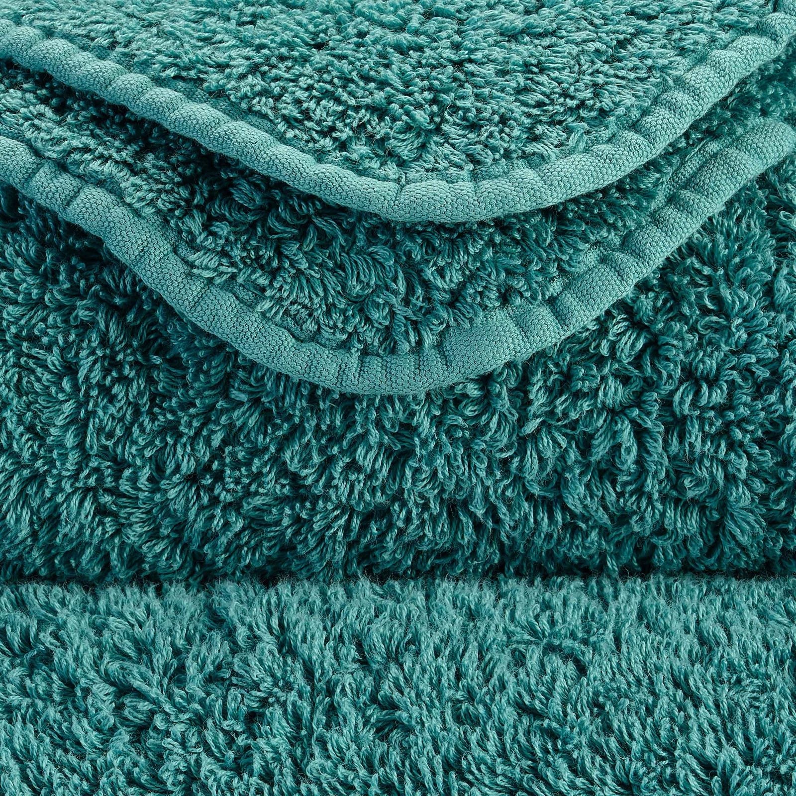 Detail der Super Pile Frottierschlingen in Dragonfly 325 – ägyptische Baumwolle, 700 g/m²