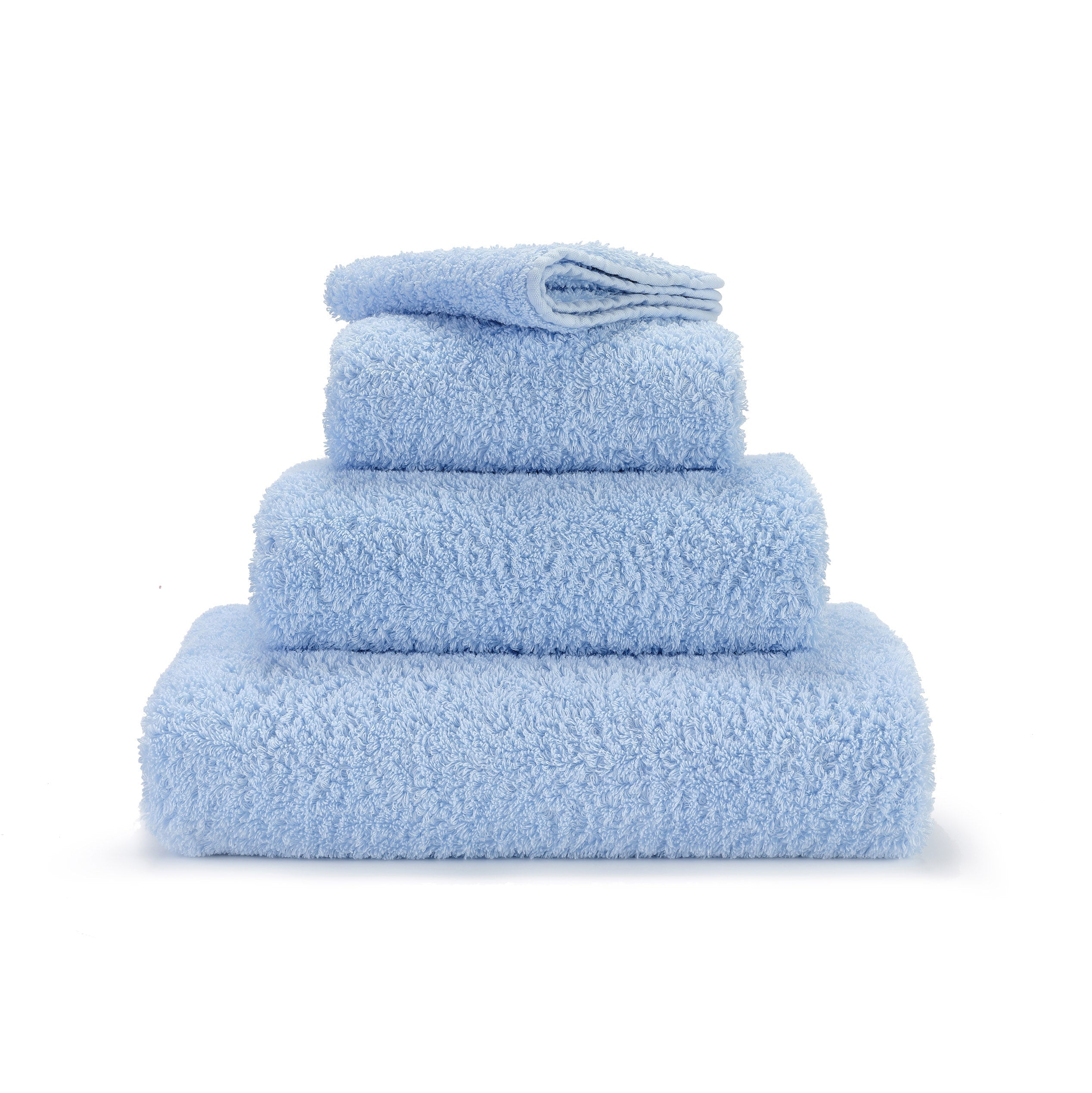 Abyss Super Pile Powder Blue 330 – 4er-Set aus ägyptischer Giza 70 Baumwolle
