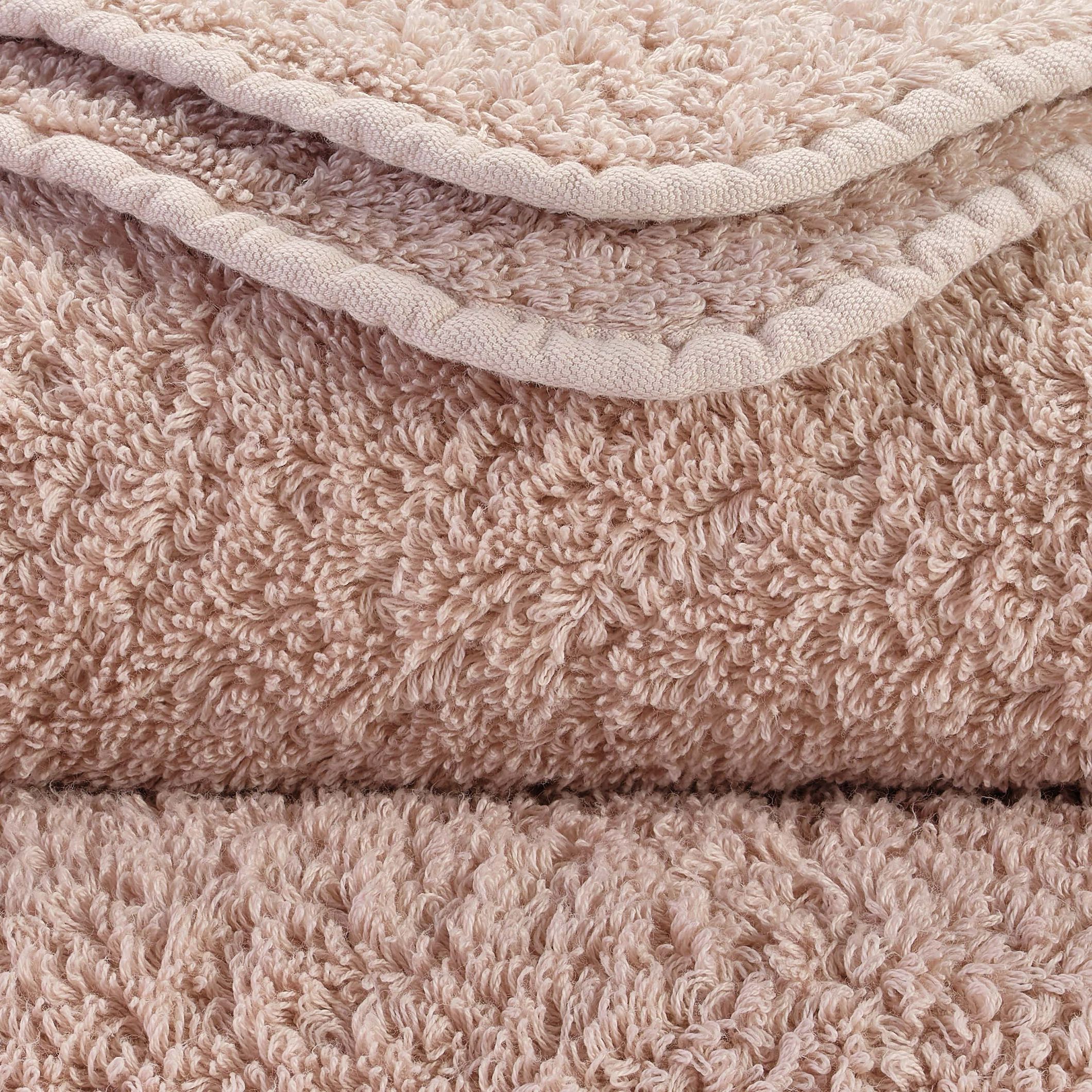 Detail der Super Pile Frottierschlingen in Primrose 518 – ägyptische Baumwolle, 700 g/m²