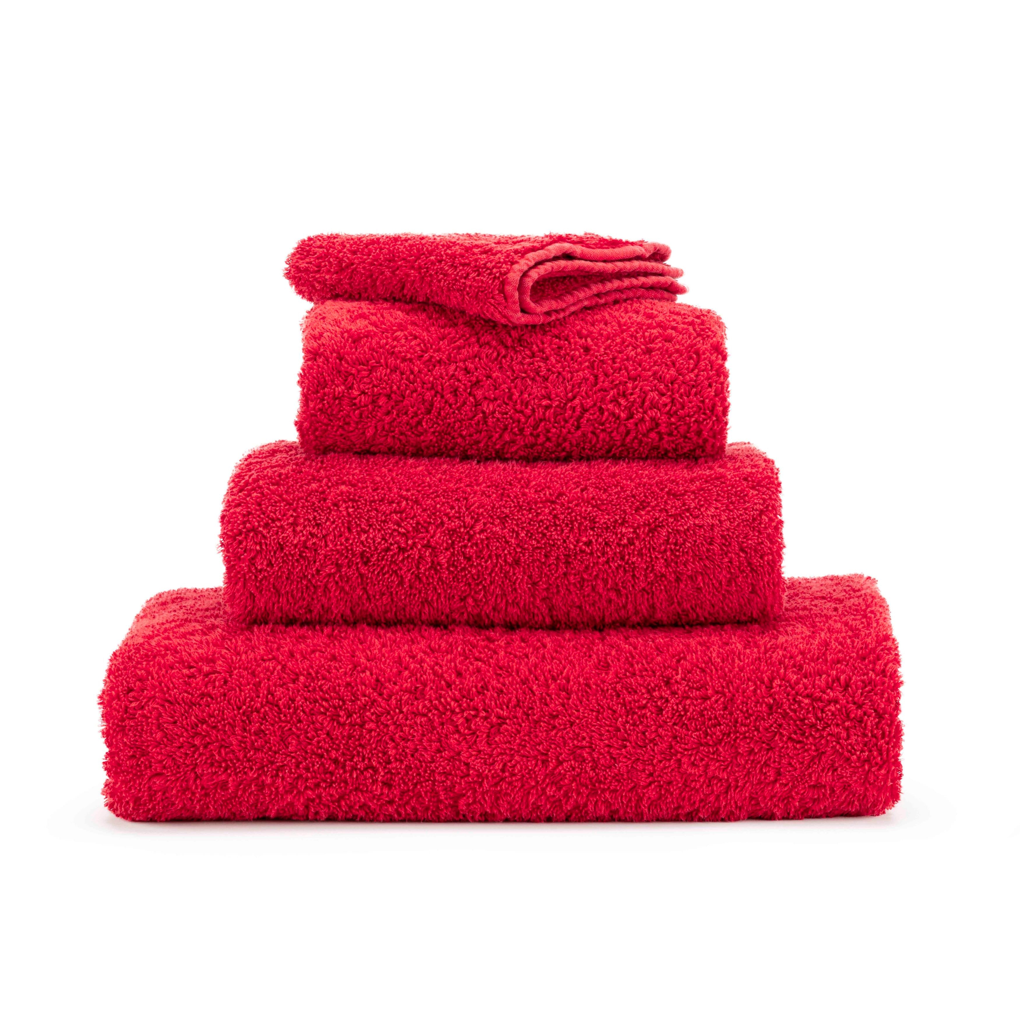 Abyss Super Pile Carmin 564 – 4er-Set aus ägyptischer Giza 70 Baumwolle