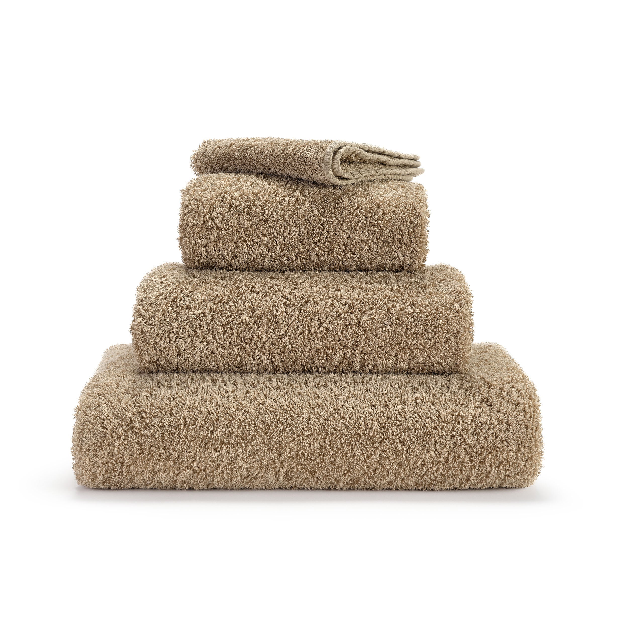Abyss Super Pile Taupe 711 – 4er-Set aus ägyptischer Giza 70 Baumwolle
