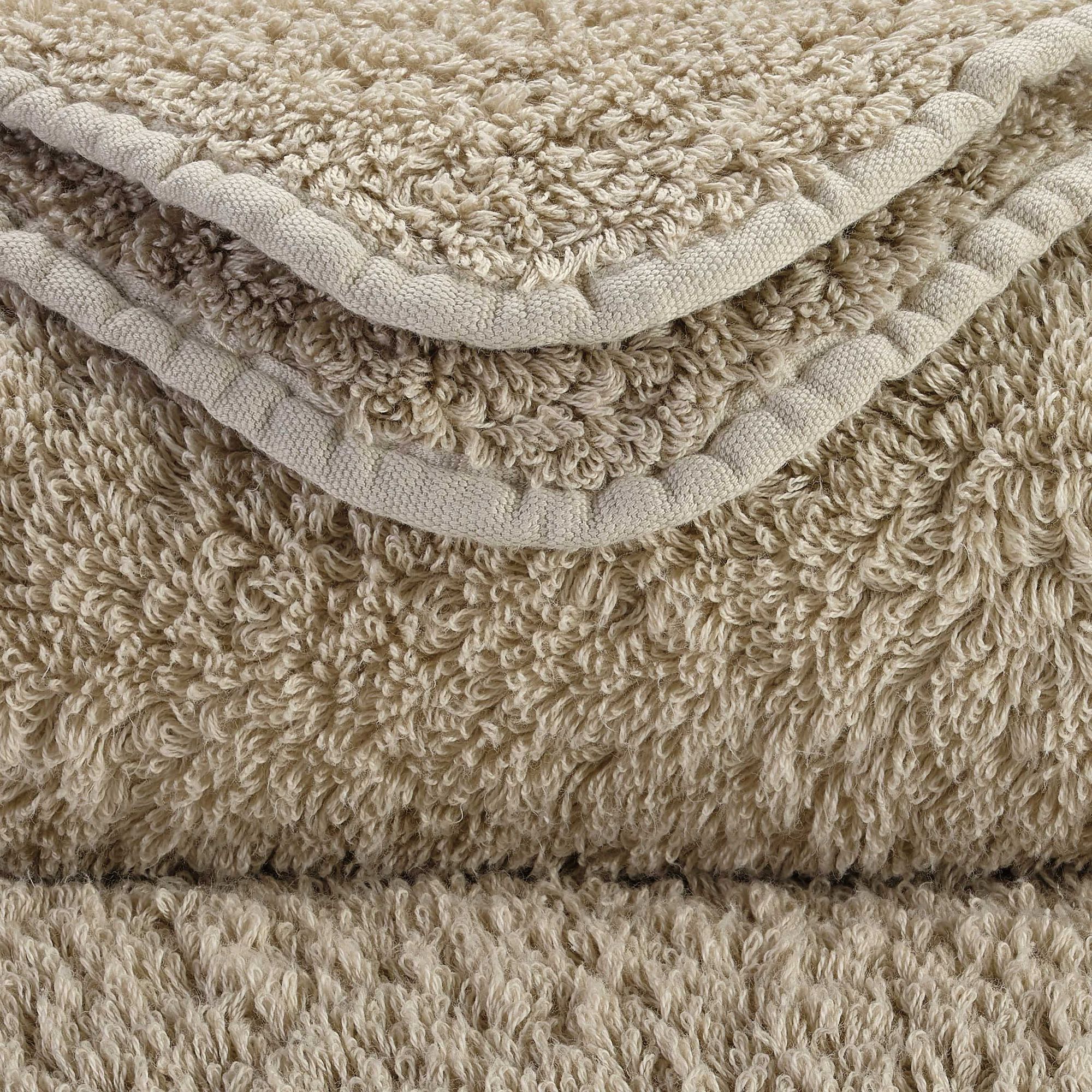 Detail der Super Pile Frottierschlingen in Linen 770 – ägyptische Baumwolle, 700 g/m²