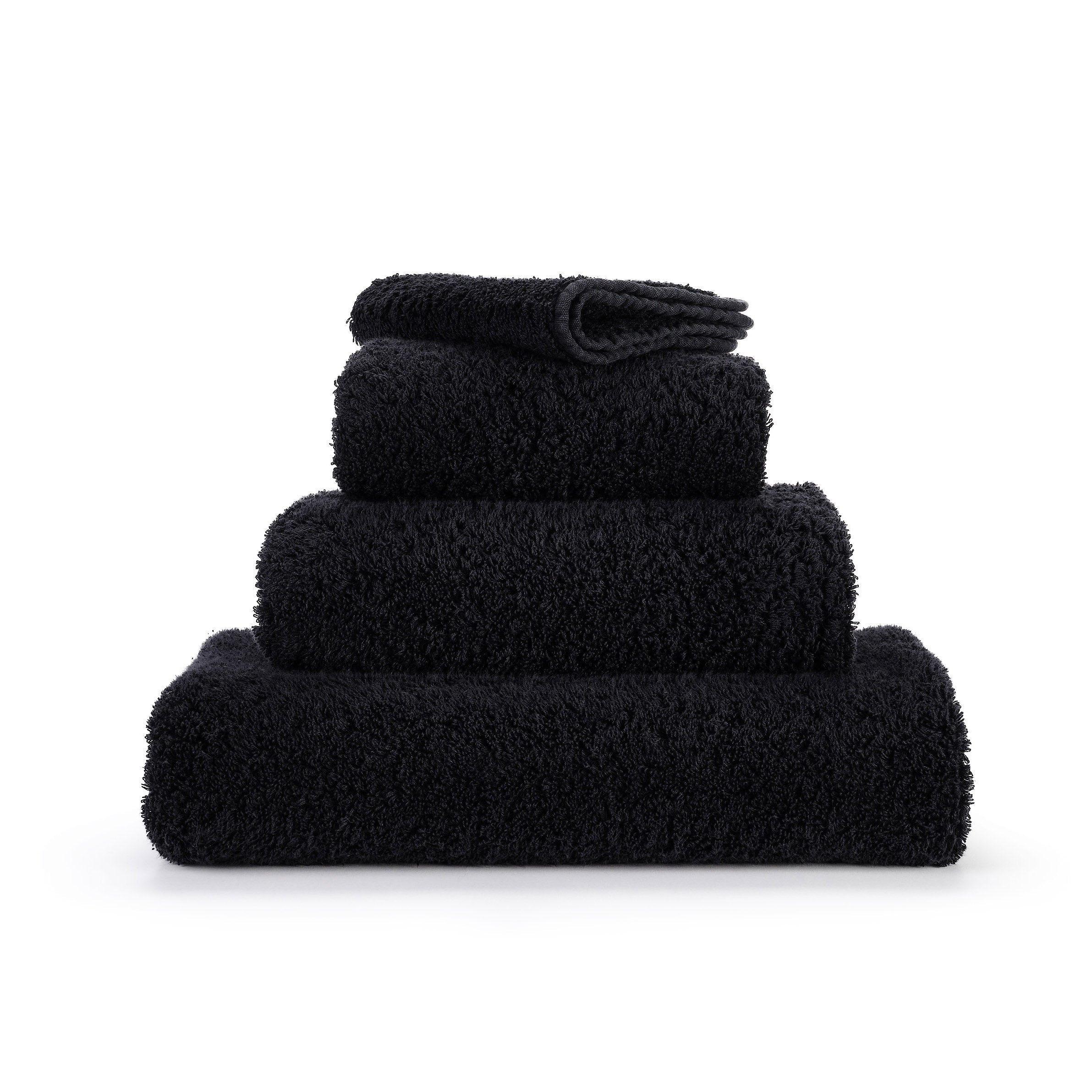 Abyss Super Pile Black 990 – 4er-Set aus ägyptischer Giza 70 Baumwolle