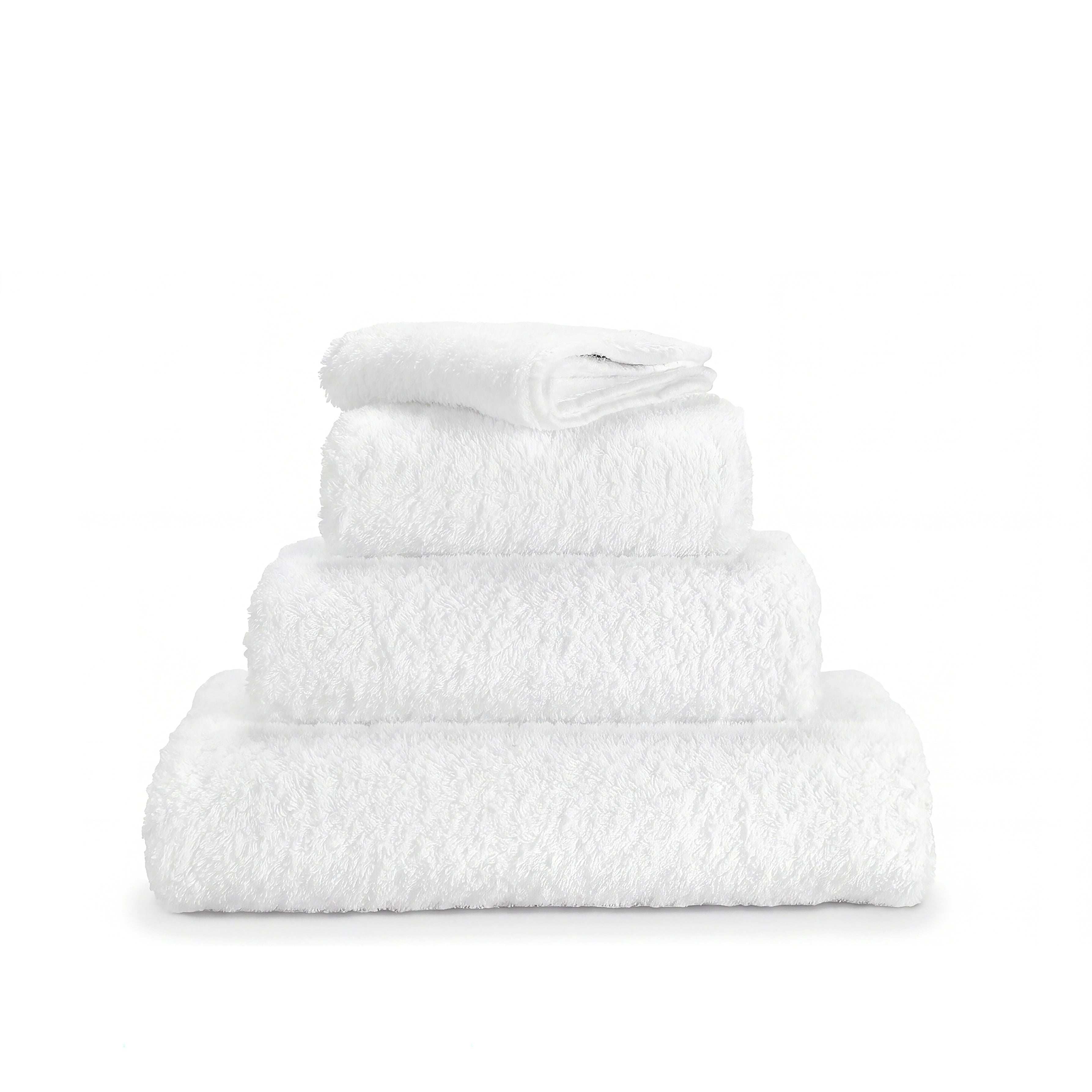 Premium-Handtuch-Set von Abyss & Habidecor aus Giza 70 Baumwolle in Weiß (2x105x180cm, 2x70x140cm, 4x30x50cm)